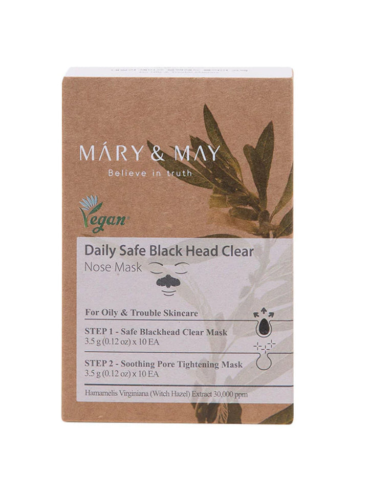Mary&May Daily Safe Black Head Clear Nose Mask