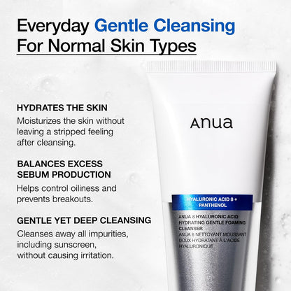 ANUA Hydrating Gentle Foaming Clenser